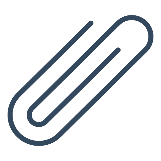 paperclip Generic Flat icoon