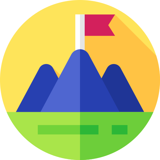 berg Flat Circular Flat icoon