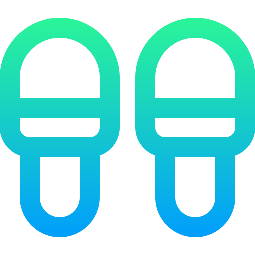 Slippers Super Basic Straight Gradient icon