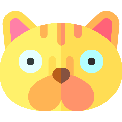 猫 Basic Rounded Flat icon