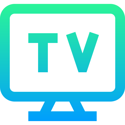 televisiescherm Super Basic Straight Gradient icoon