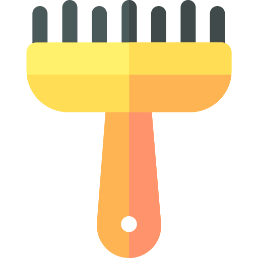 Pet brush Basic Rounded Flat icon