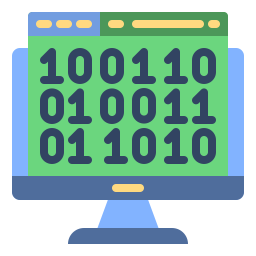 Binary code Generic Flat icon