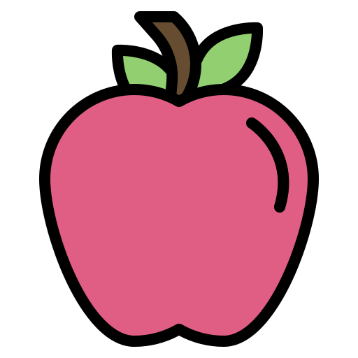 яблоко Generic Outline Color иконка