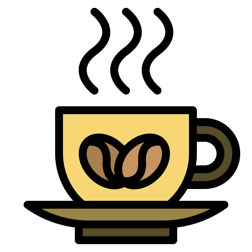 café Generic Outline Color icono