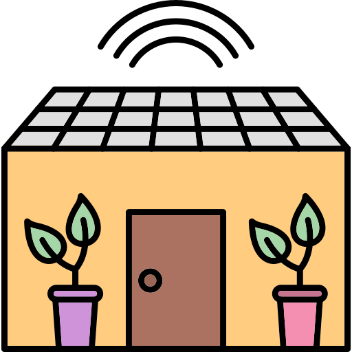 Smart greenhouse Generic Thin Outline Color icon