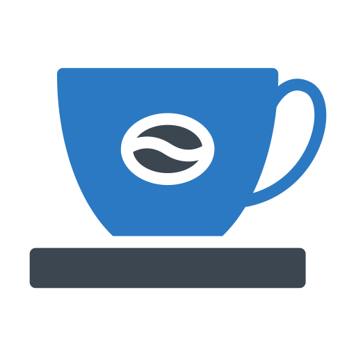 heißer kaffee Generic Blue icon