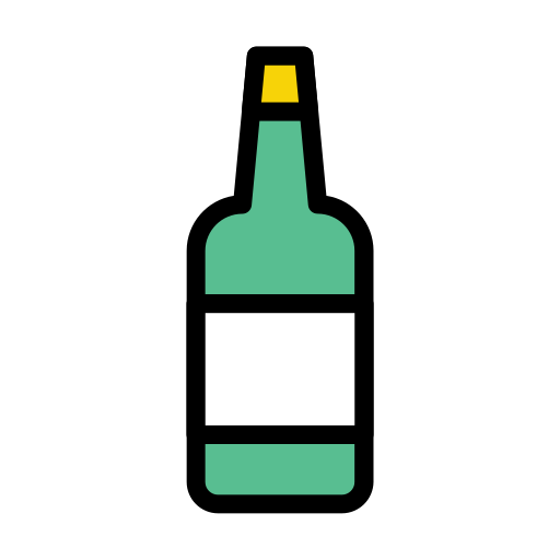 Wine Generic Outline Color icon