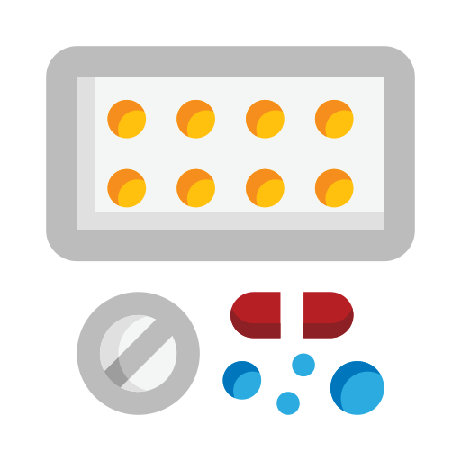 pastillas Generic Outline Color icono