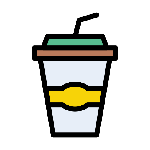 Paper cup Generic Outline Color icon
