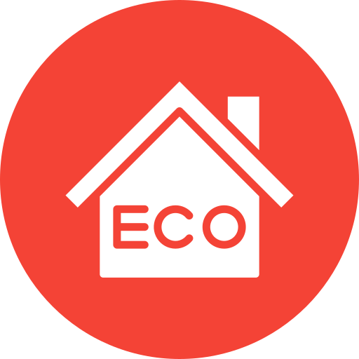 casa ecologica Generic Flat icona