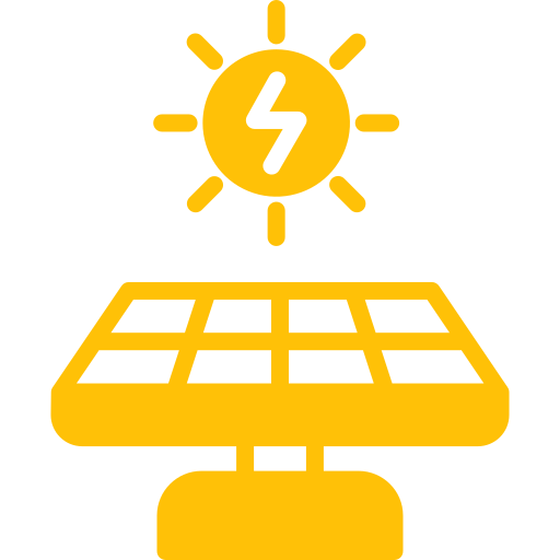 energía solar Generic Flat icono