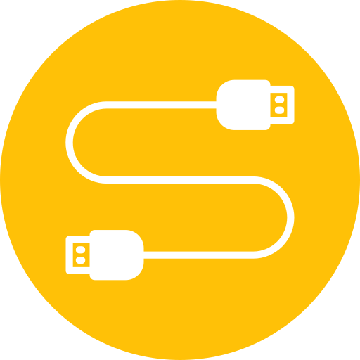 cable usb Generic Flat icono