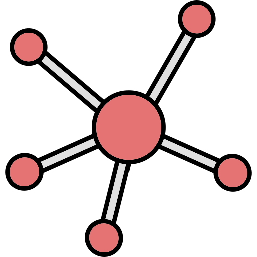 connessione Generic Thin Outline Color icona