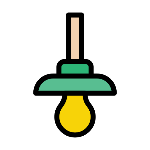 bombilla Generic Outline Color icono