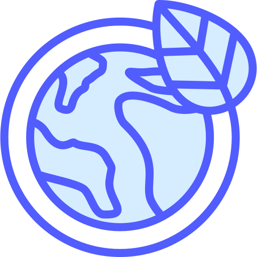 Planet earth Generic Blue icon