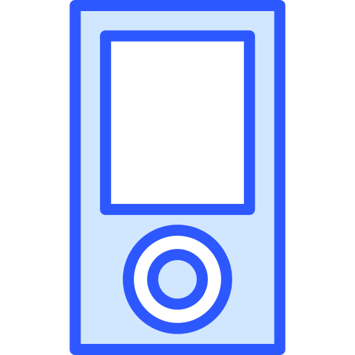 Music player Generic Blue icon