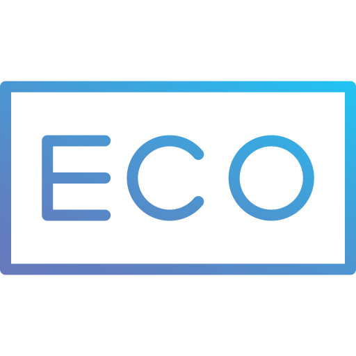 eco-batterij Generic Gradient icoon