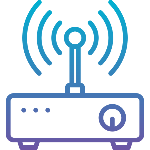 wi-fi роутер Generic Gradient иконка