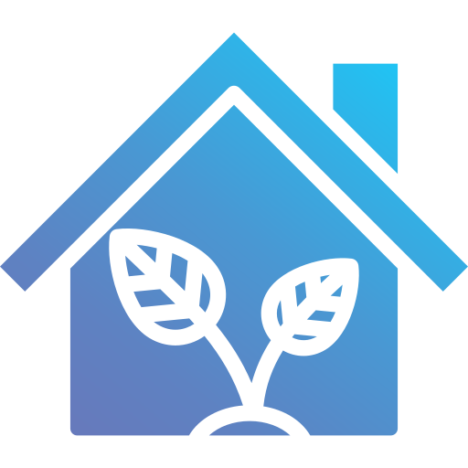 hogar ecológico Generic Flat Gradient icono
