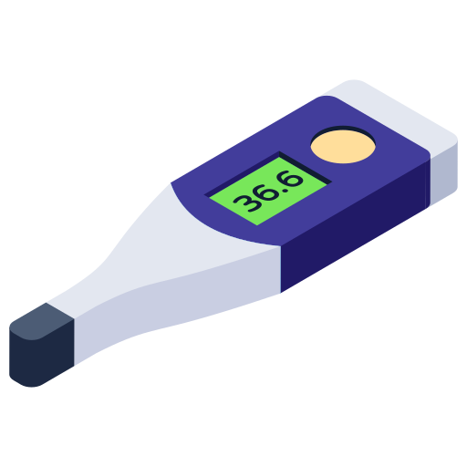 thermometer pistool Generic Isometric icoon