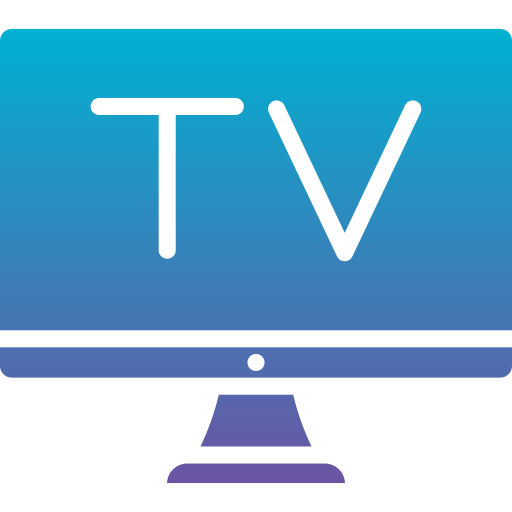 televisione Generic Flat Gradient icona
