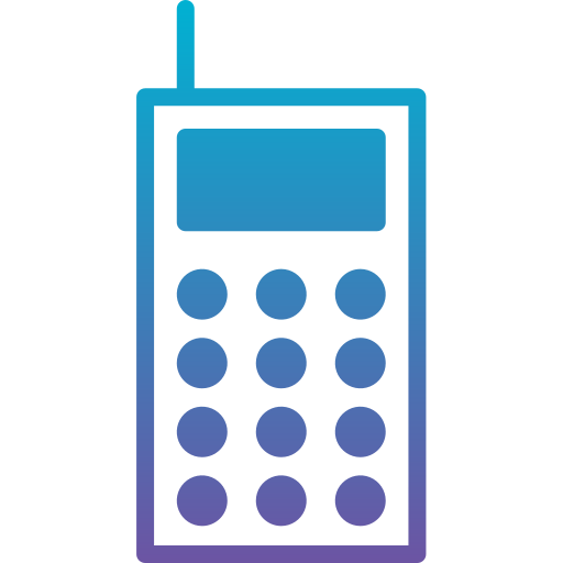 cellulare Generic Flat Gradient icona