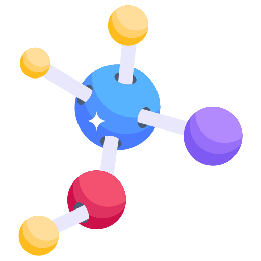 Molecule Generic Isometric icon