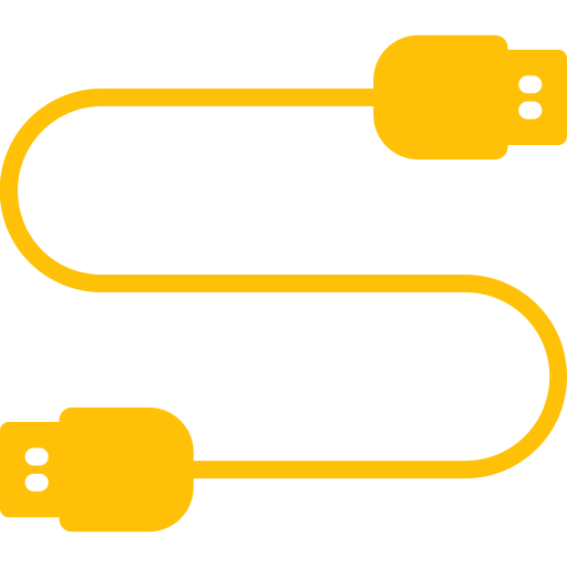 cable usb Generic Flat icono