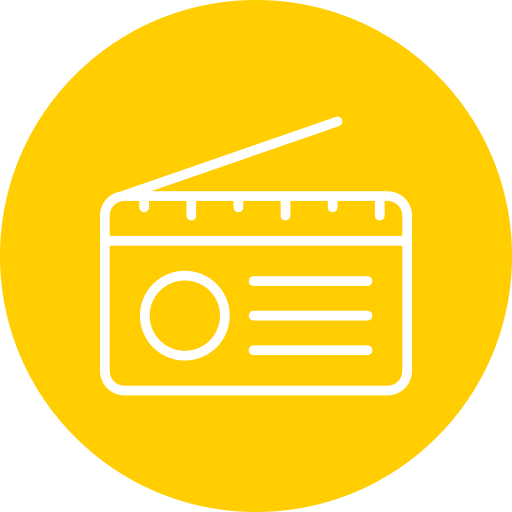 radio Generic Flat icona