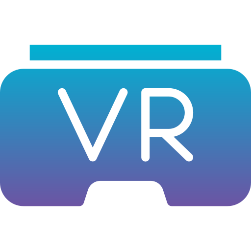 gafas de realidad virtual Generic Flat Gradient icono