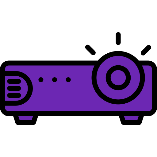 proyector Generic Outline Color icono