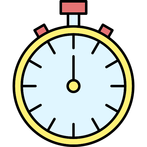 timer Generic Thin Outline Color icon