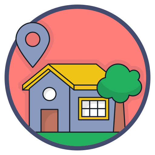 집 주소 Generic Circular icon