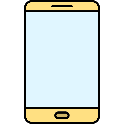 smartphone Generic Thin Outline Color icon