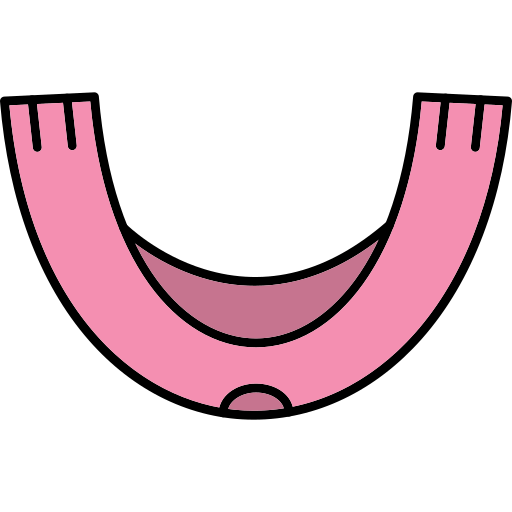 マウス・ガード Generic Thin Outline Color icon