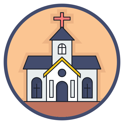 igreja Generic Circular Ícone