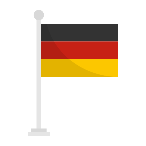 bandeira alemã Generic Flat Ícone