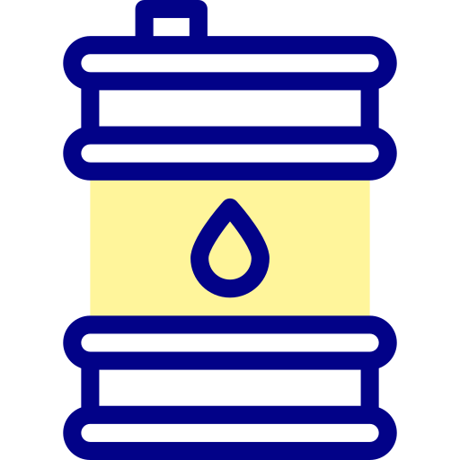 オイルタンク Detailed Mixed Lineal color icon