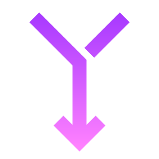 flechas hacia abajo Generic Gradient icono