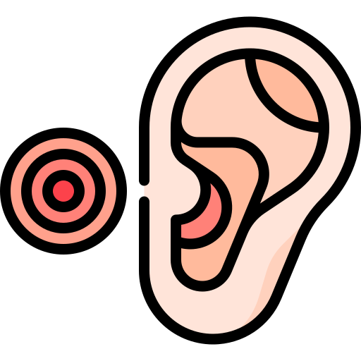 dolor de oidos Special Lineal color icono