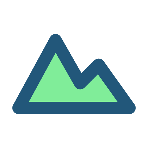 montagna Generic Outline Color icona