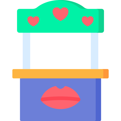 Kissing booth Special Flat icon