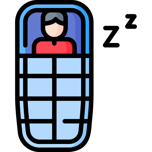 Sleeping bag Special Lineal color icon