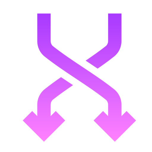 Arrows down Generic Gradient icon