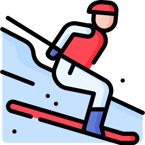 patinagem no gelo Special Lineal color Ícone