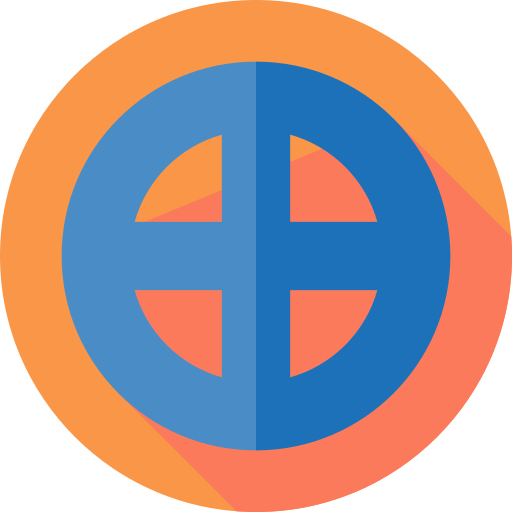 erde Flat Circular Flat icon