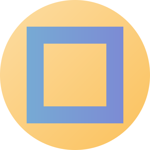 cuadratura Flat Circular Gradient ikona