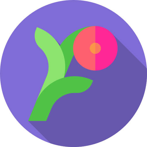 flora Flat Circular Flat icon