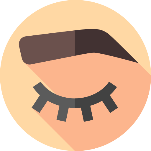Eyebrow Flat Circular Flat icon